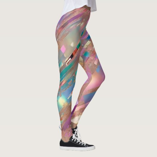 Leggings Collection Holographique Opal Parties scintillant  (Droite)