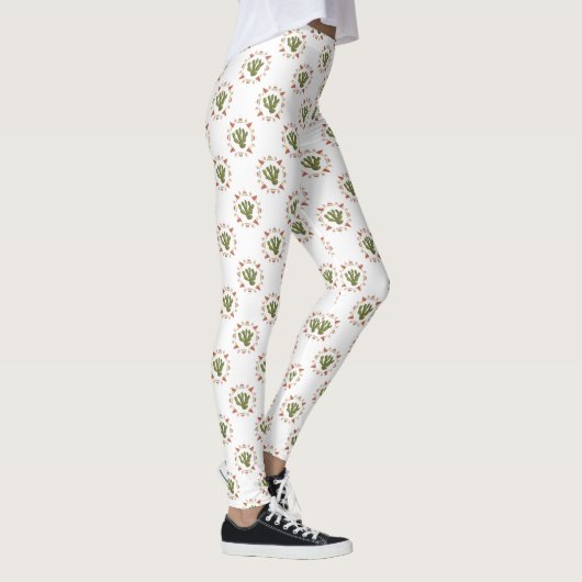 Leggings Collection Llamarama | Cercle de cactus (Droite)