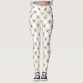 Leggings Collection Llamarama | Cercle de cactus (Devant)
