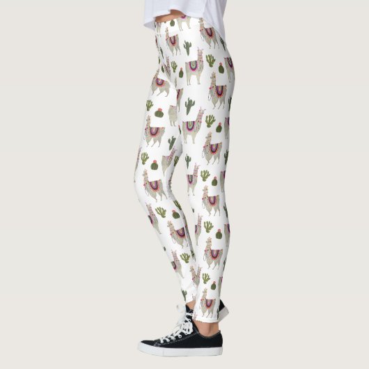 Leggings Collection Llamarama | Cute Llamas (Gauche)