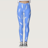 Leggings Collection Luxueuse Boho Modern Feathers (Devant)