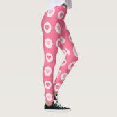 Leggings Collection moderne d'amour du coeur rose (Droite)