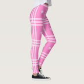 Leggings Collection moderne Plaid Pink Heart (Droite)