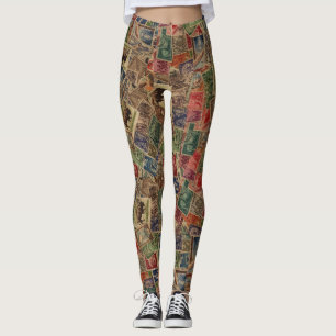 Leggings Collection Mondiale de timbres Postage