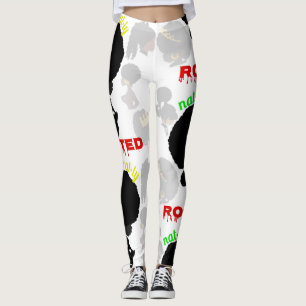Leggings Collection-Naturel de culture enracinée