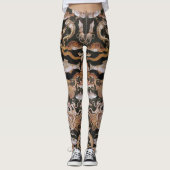 LEGGINGS COLLECTION POMPEII, OCÉAN - ESPACE DE VIE MARINE N (Devant)