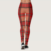 Leggings Collection Tartan Rouge Traditionnelle Tartan tend (Dos)
