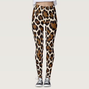 Leggings Collection tendance Leopard blanc haut de gamme