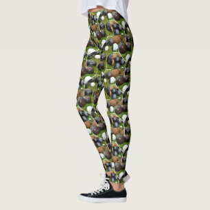 Leggings Collection vintage de pelouses,