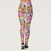 Leggings Collections de timbres d'Halloween en toute transp (Dos)