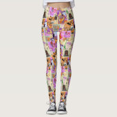 Leggings Collections de timbres d'Halloween en toute transp (Devant)