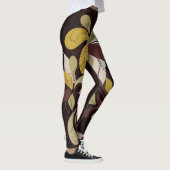 Leggings Colles Brown d'automne riches en gras Impression c (Droite)