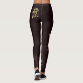 Leggings Colles Brown d'automne riches en gras Impression c (Dos)