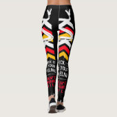 Leggings Collez-le vers le haut de votre canalisation (Dos)