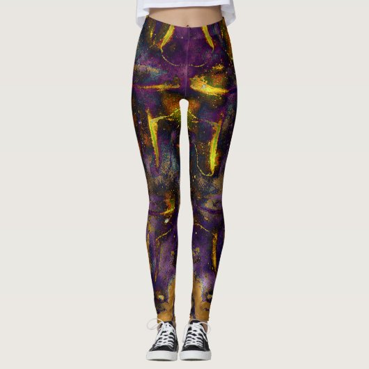 Leggings Collisions cosmiques (Devant)