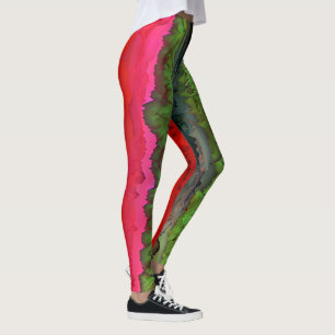 Leggings "Color Serenade" Art Abstrait coloré