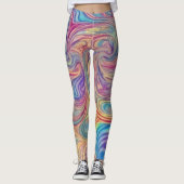 Leggings Color Swirls  (Devant)