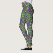 Leggings Colorant de cravate de mardi gras (Gauche)