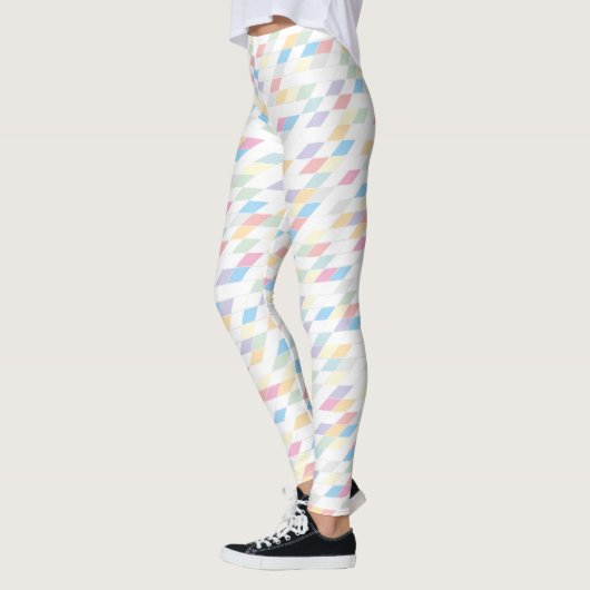 Leggings Coloré Abstrait Pastels (Gauche)
