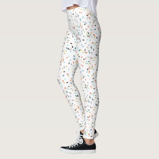 Leggings Coloré Confetti Motif Automne (Gauche)