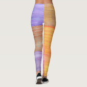 Leggings Coloré Pastel Rectangle Mélange Légendes (Dos)