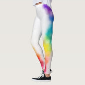 Leggings Coloré Rose Rouge Bleu Vert Jaune Moderne Élégant (Gauche)