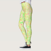 Leggings Coloré Trippy Boho Eclectique Super Blob Mosaïque (Gauche)
