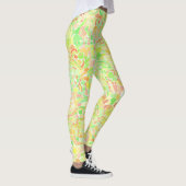 Leggings Coloré Trippy Boho Eclectique Super Blob Mosaïque (Droite)