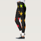 Leggings Colored stars (Gauche)