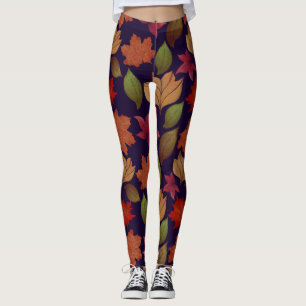 Leggings Colorée Autumn Fall leaf
