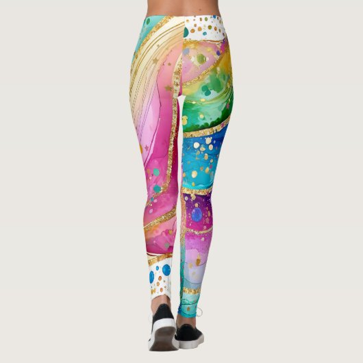 Leggings colorés (Dos)