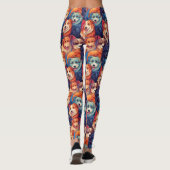 Leggings Colorés À Thème Canin (Dos)