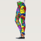 Leggings colorés Abstraits (Gauche)