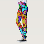 Leggings colorés Abstraits (Gauche)