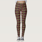 Leggings Colorés de Mode pour Femmes Élégantes (Devant)