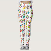 Leggings colorés Doggie Paws (Devant)