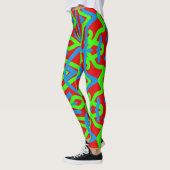 Leggings colorés et vibrants "Ratti_Creative_Arts" (Gauche)