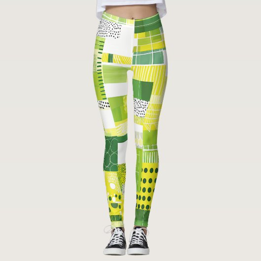 Leggings Colorés pour Femmes – Vibrants (Devant)