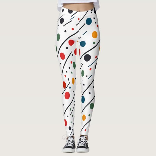Leggings Colorés pour Femmes – Vibrants (Devant)