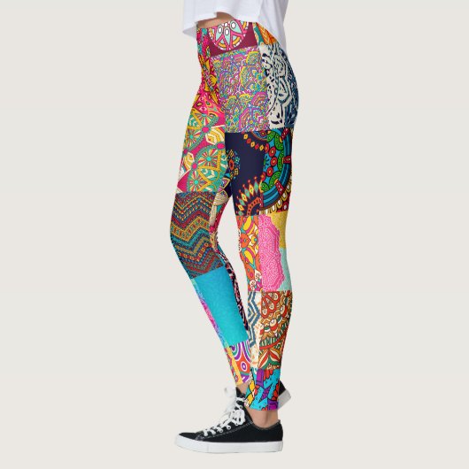 Leggings colorés pour l'impression africaine (Gauche)