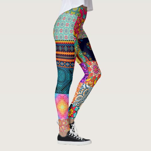 Leggings colorés pour l'impression africaine (Droite)