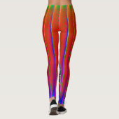 Leggings colorés vibreux et confortables (Dos)