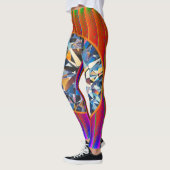 Leggings colorés vibreux et confortables (Gauche)