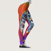 Leggings colorés vibreux et confortables (Droite)