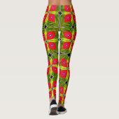 Leggings colorés vibreux et confortables (Dos)
