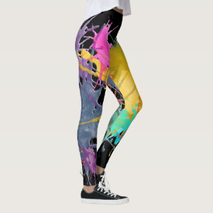 Leggings Colorez mes éclats de vie + votre backgr. & idées
