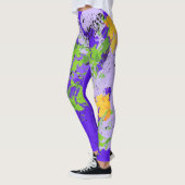 Leggings Colorful abstract energy wave (Gauche)