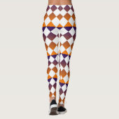 Leggings Colorful Checker Diamond Pattern (Dos)