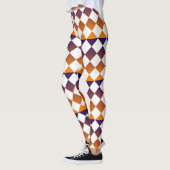 Leggings Colorful Checker Diamond Pattern (Gauche)