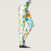 Leggings Colorful Dinosaur Seamless Pattern, Dinosaur Seaml (Droite)